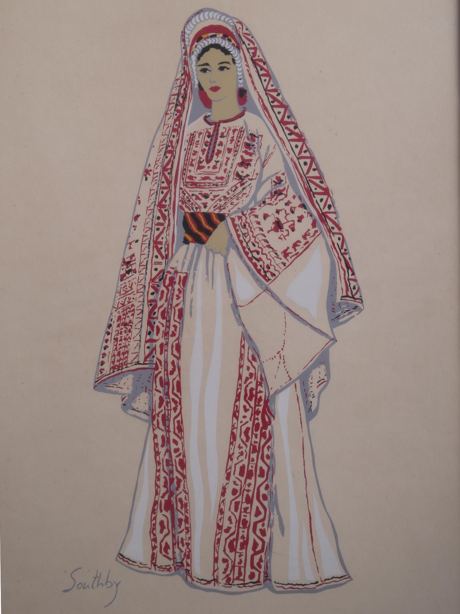 RAMALLAH FOLK FASHION COSTUME BY SUSAN SOUTHBY PIC-1